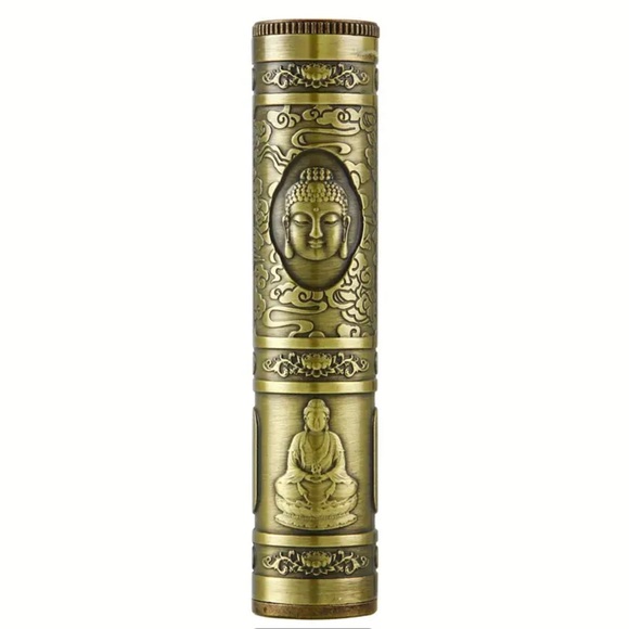 Collectible Bronze scroll tube - Picture 4 of 9